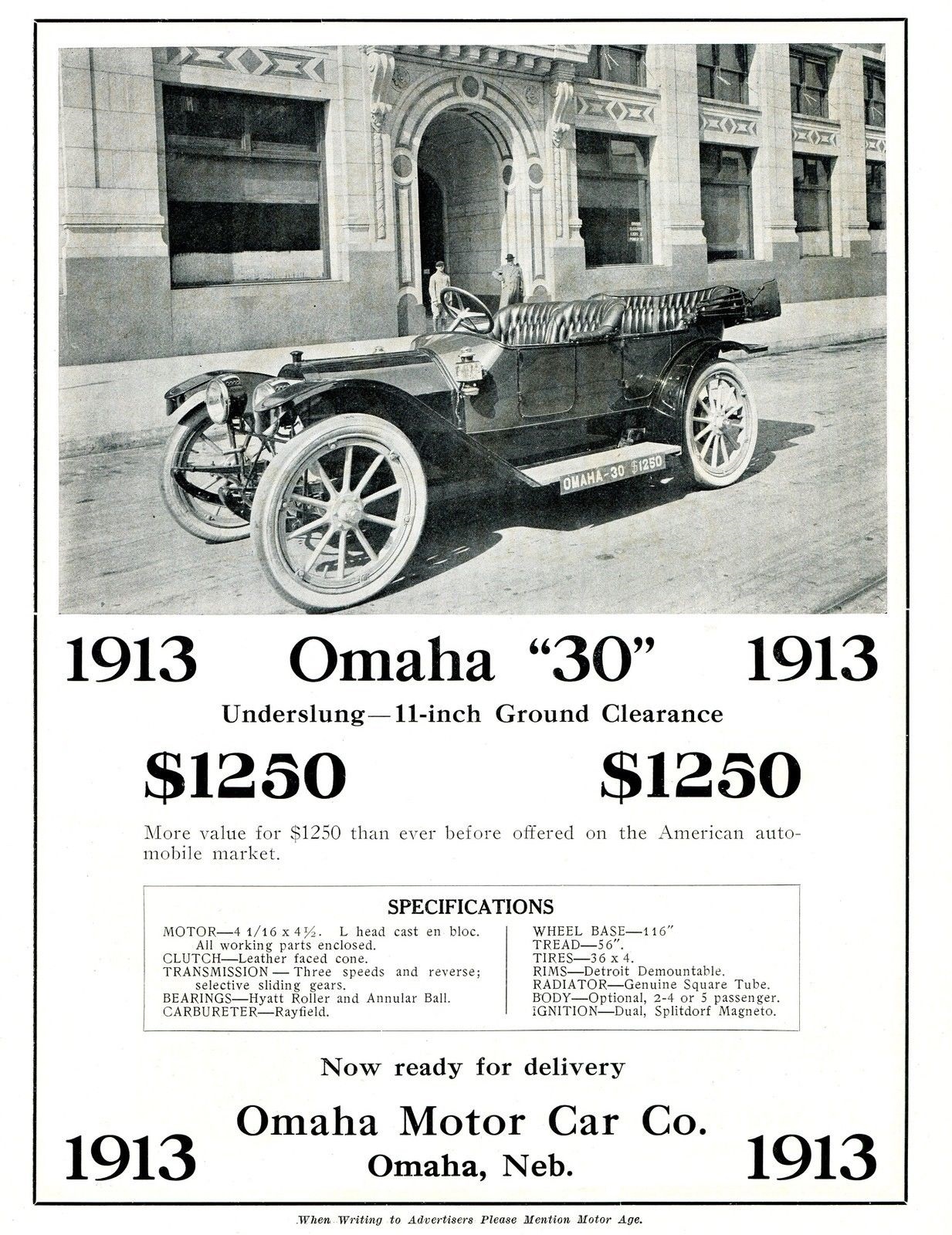 The Omaha Motor Company factory was in the Saratoga neighborhood at 4311 Florence Boulevard.