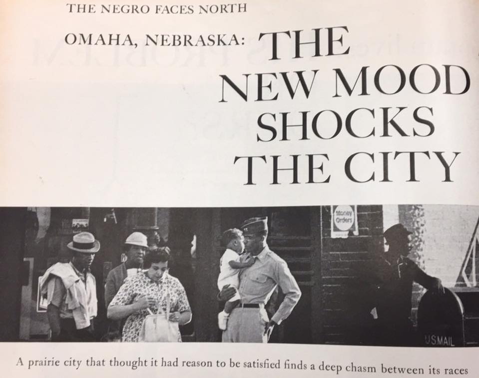 "Omaha, Nebraska: The New Mood Shocks the City" article from LOOK magazine, December 17, 1963. https://northomahahistory.com/look-magazine-article-on-omaha-racism-12-17-1963-oct-4-2016-12-23-pm-1/