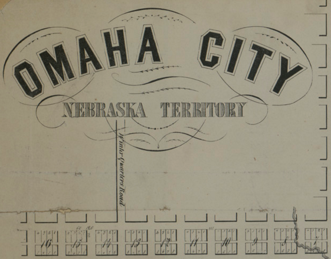 Winter Quarters Road, Omaha City, Nebraska Territory