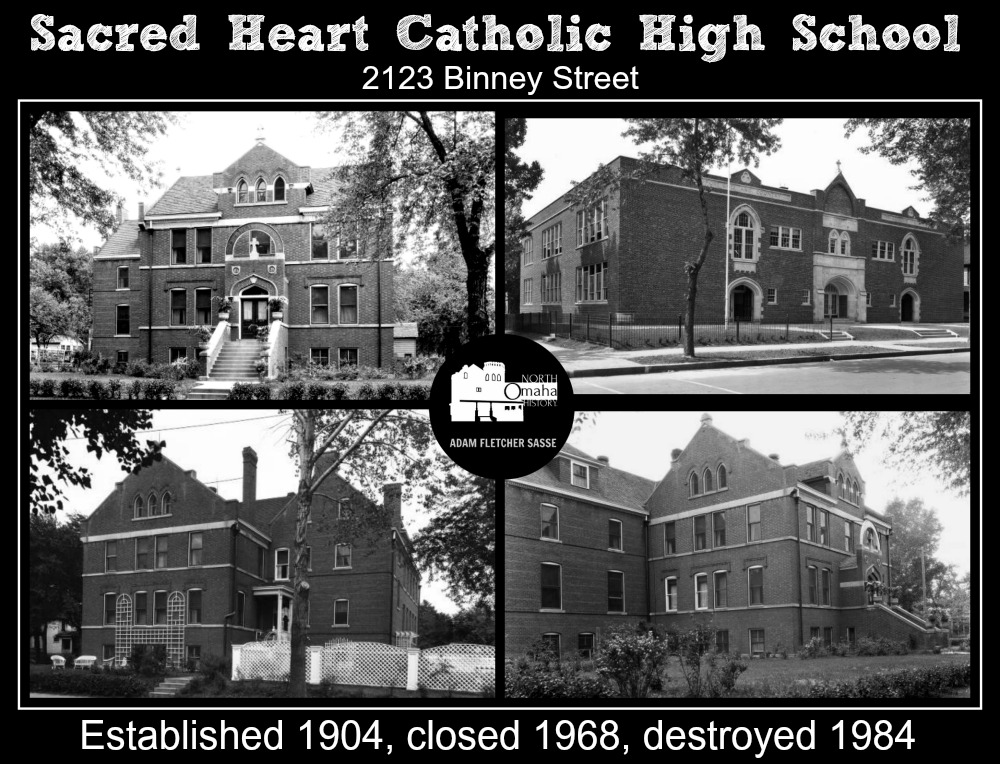 Sacred Heart High School, 2123 Binney St., North Omaha, Nebraska