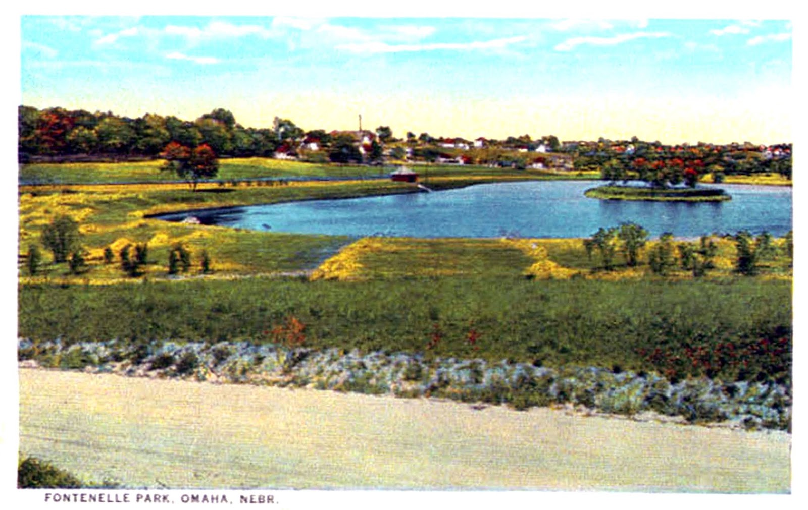 Fontenelle Park Lagoon, North Omaha, Nebraska