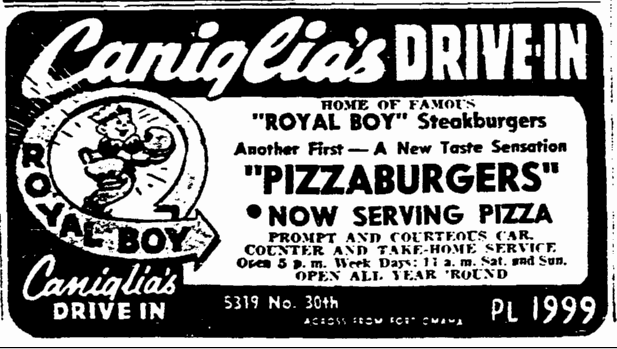 Caniglia's Royal Boy Drive-In, 5319 N. 30th St., North Omaha, Nebraska