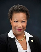 Tanya Cook (1964-present) of North Omaha is an African American member of the Nebraska Legislature.