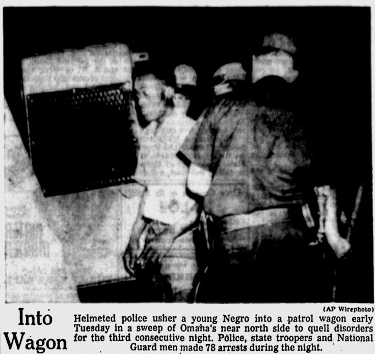 This is a newspaper featurette about arrests made during the June 24, 1969 rioting on North 24th Street and beyond.