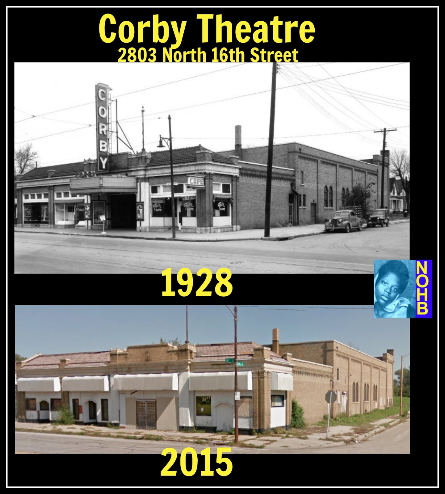 Corby Theater, 2803 North 16th Street, North Omaha, Nebraska