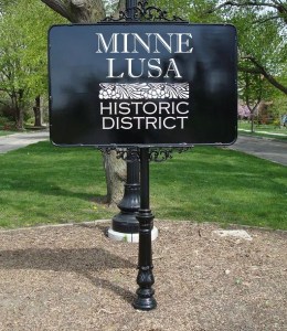 Minne Lusa Signage, North Omaha, Nebraska