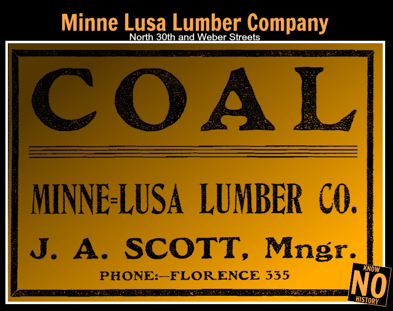 Minne Lusa Lumber Company, North 30th and Weber Streets, North Omaha, Nebraska