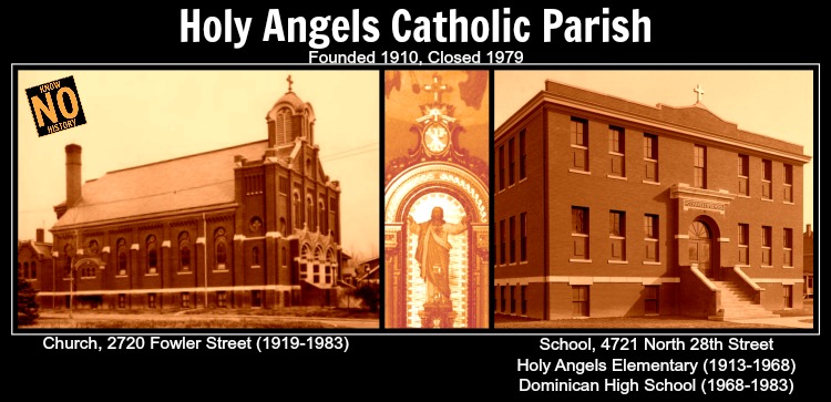 Holy Angels Catholic Parish, 27th and Fowler Ave, North Omaha, Nebraska