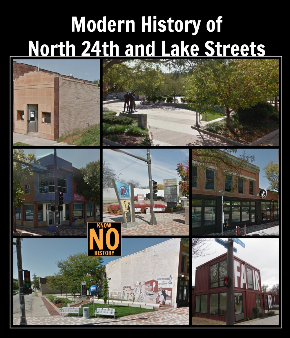 Modern History of North 24th and Lake Streets, North Omaha, Nebraska