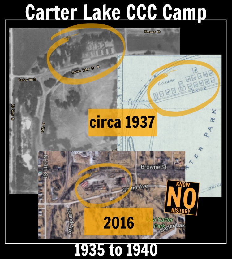 Carter Lake CCC Camp, North Omaha, Nebraska