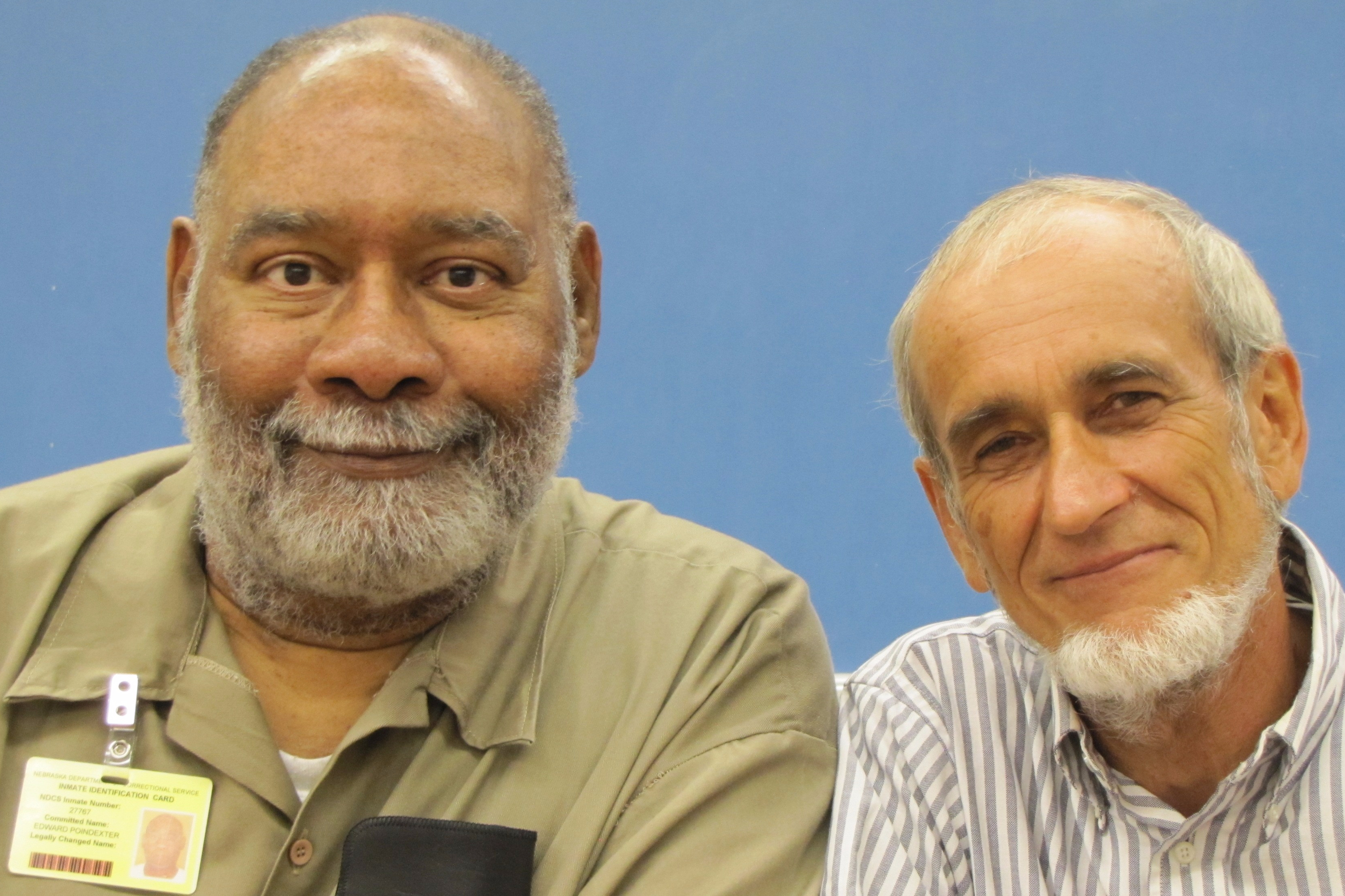 Edward Poindexter and writer Michael Richardson in 2016.