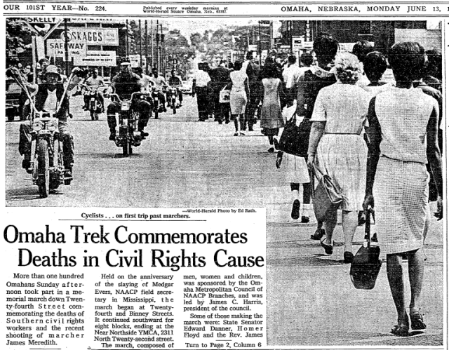1966 Civil Rights March in North Omaha, Nebraska