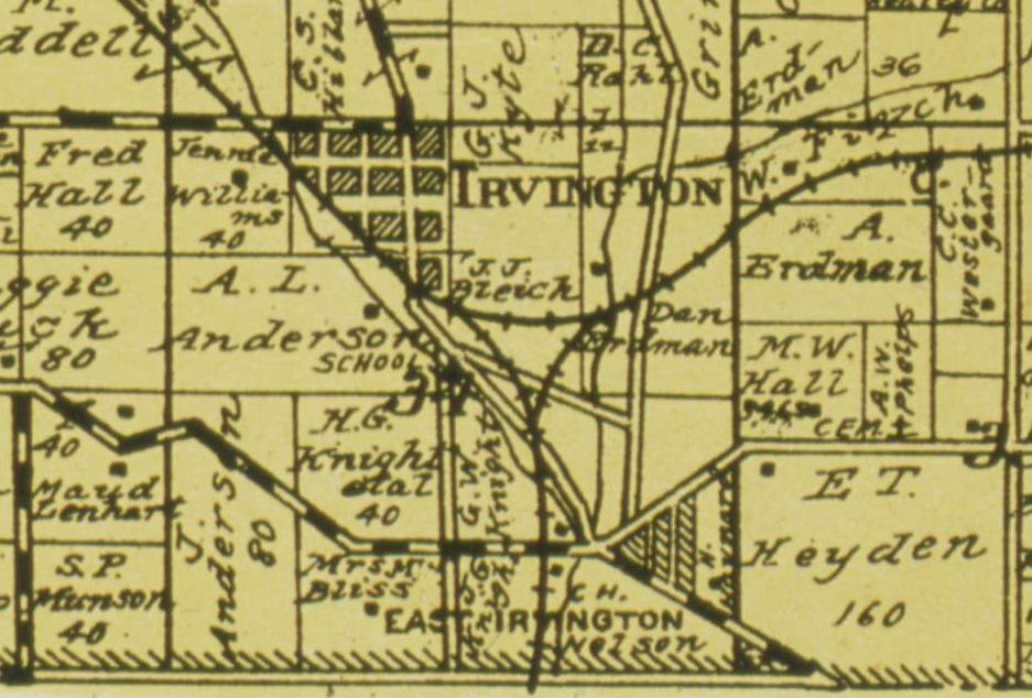 Irvington Nebraska in 1926