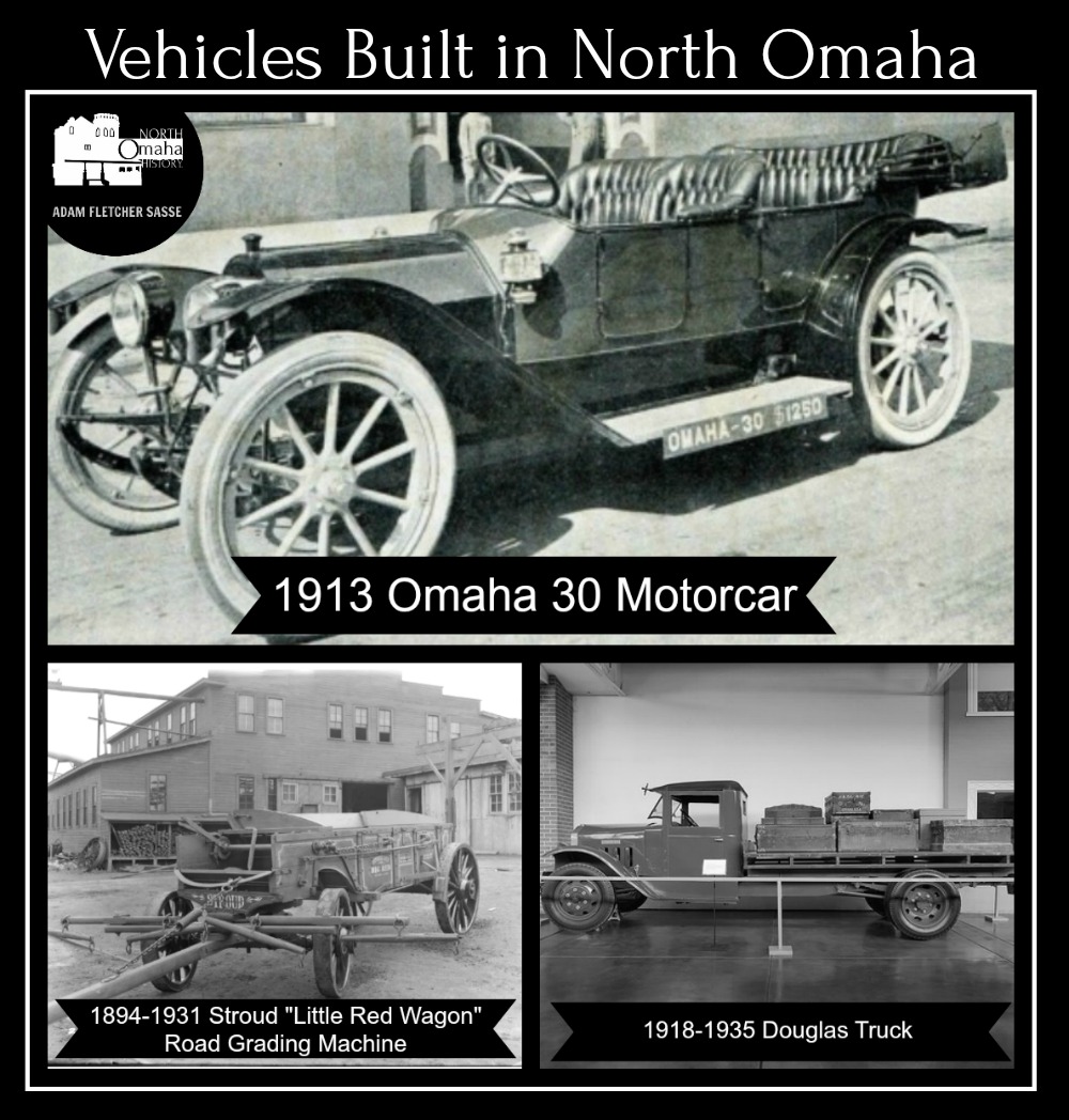 These are vehicles built in North Omaha from 1894 to 1935.