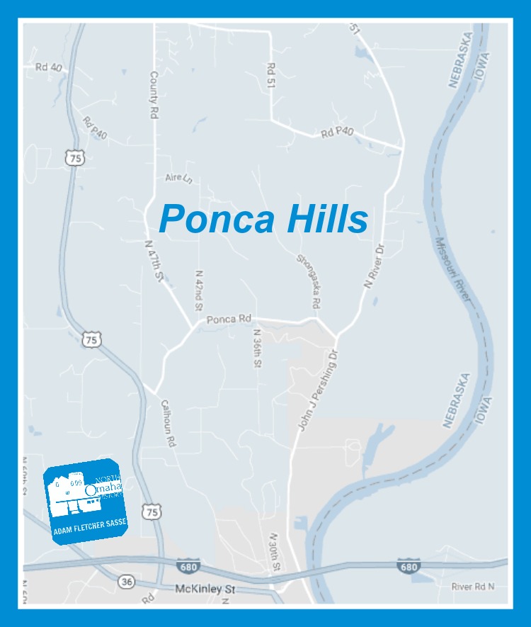 Ponca Hills, North Omaha, Nebraska