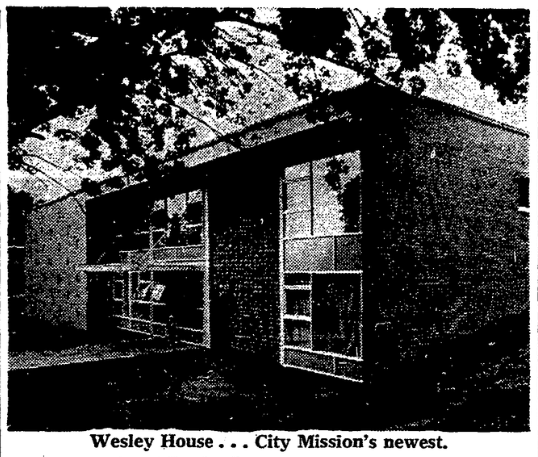 This is the Wesley House when it was opened in 1959.