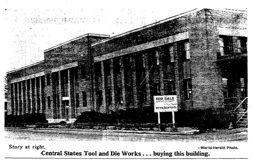Central States Tool and Die  Works, N. 30th and Taylor Streets, North Omaha, Nebraska