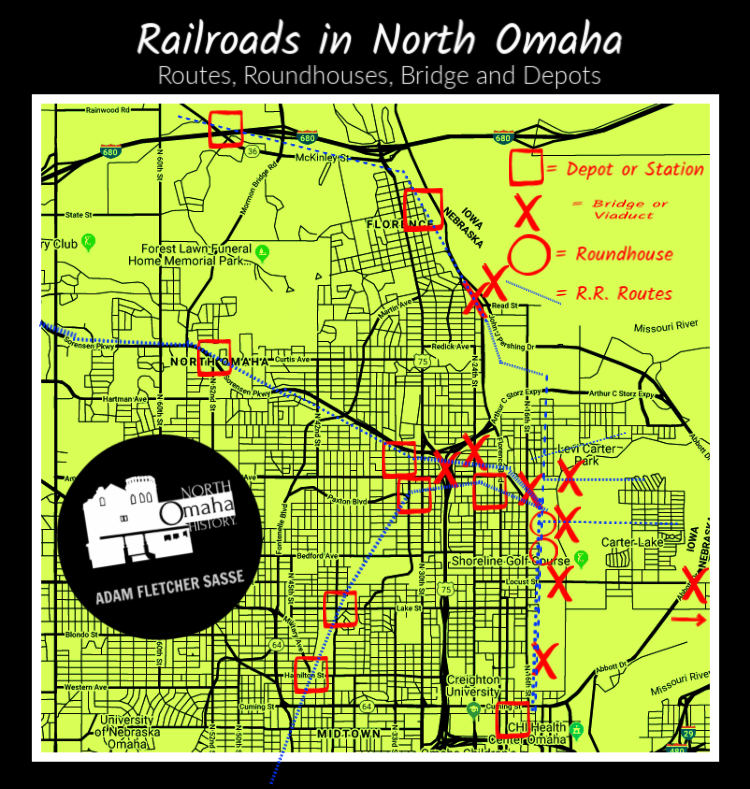 Railroads in North Omaha