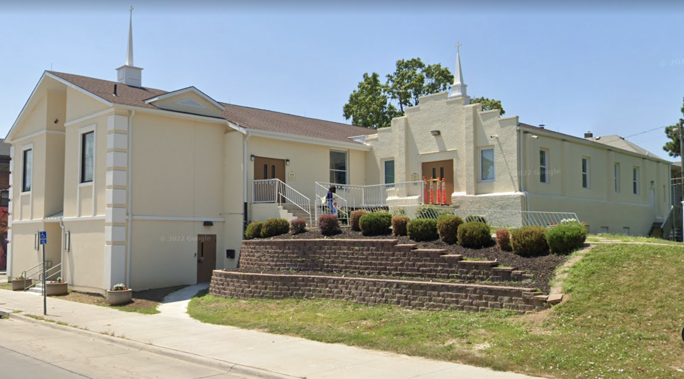 This is a 2022 image of Mt. Moriah Baptist Church at North 24th and Ohio Streets, North Omaha, Nebraska.