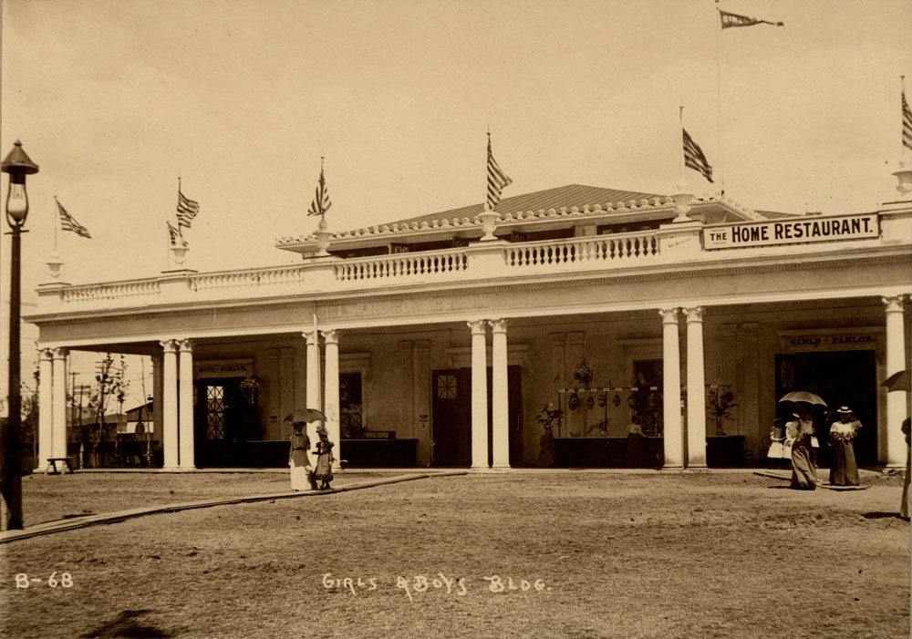 Girls and Boys Building, Trans-Mississippi and International Exposition, North Omaha, Nebraska
