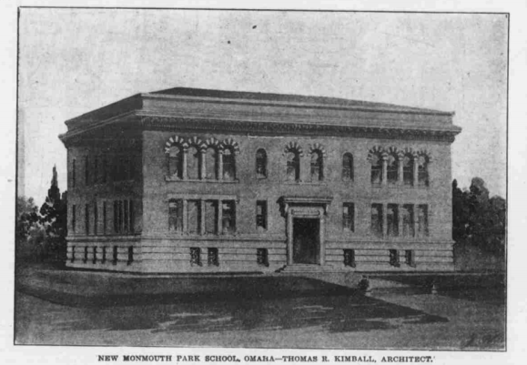 Monmouth Park School, North 33rd and Ames Avenue, Omaha, Nebraksa