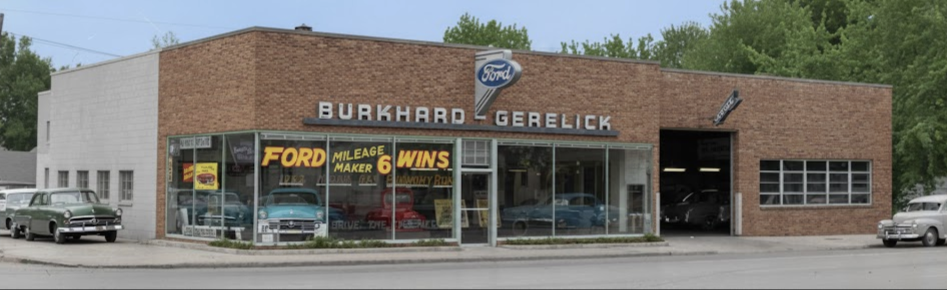 A History of the Burkhard-Gerelick Ford Dealership