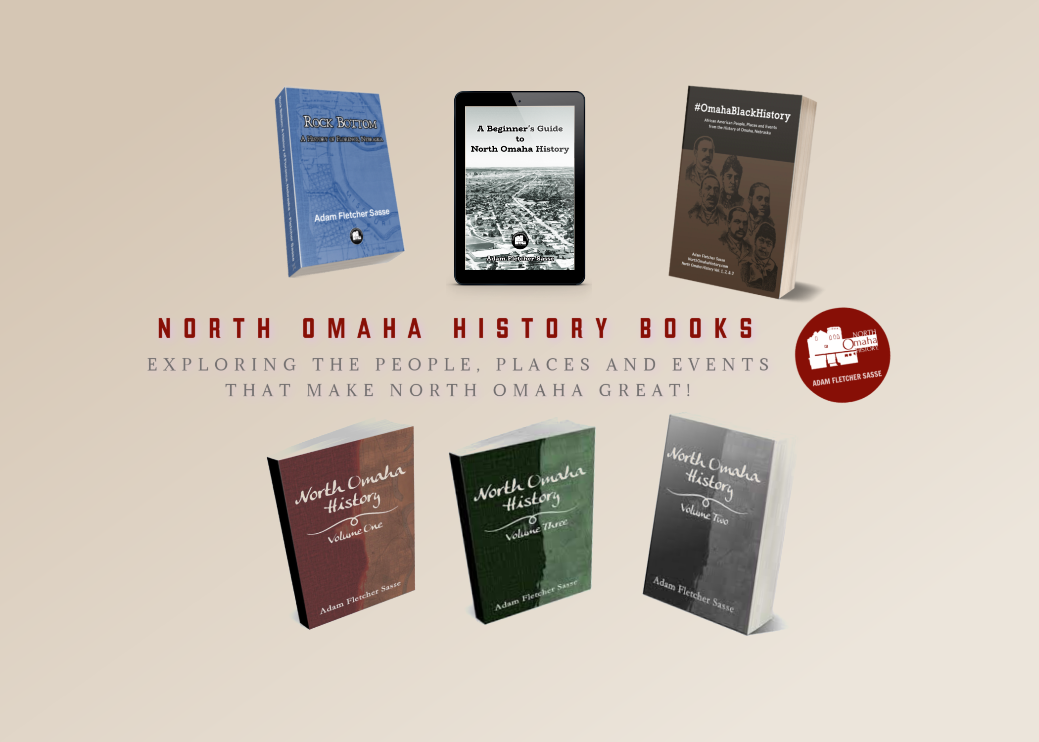 Books by Adam Fletcher Sasse as of December 2025.